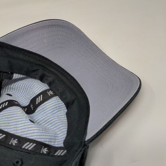 Adidas Men's Slideback Hat Black OSFA Embroidered Trefoil Logo 100% Cotton - Picture 10 of 11